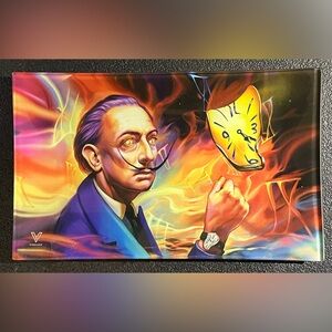 Dalirious  Tempered Glass Rolling Tray W/ Luminous Design